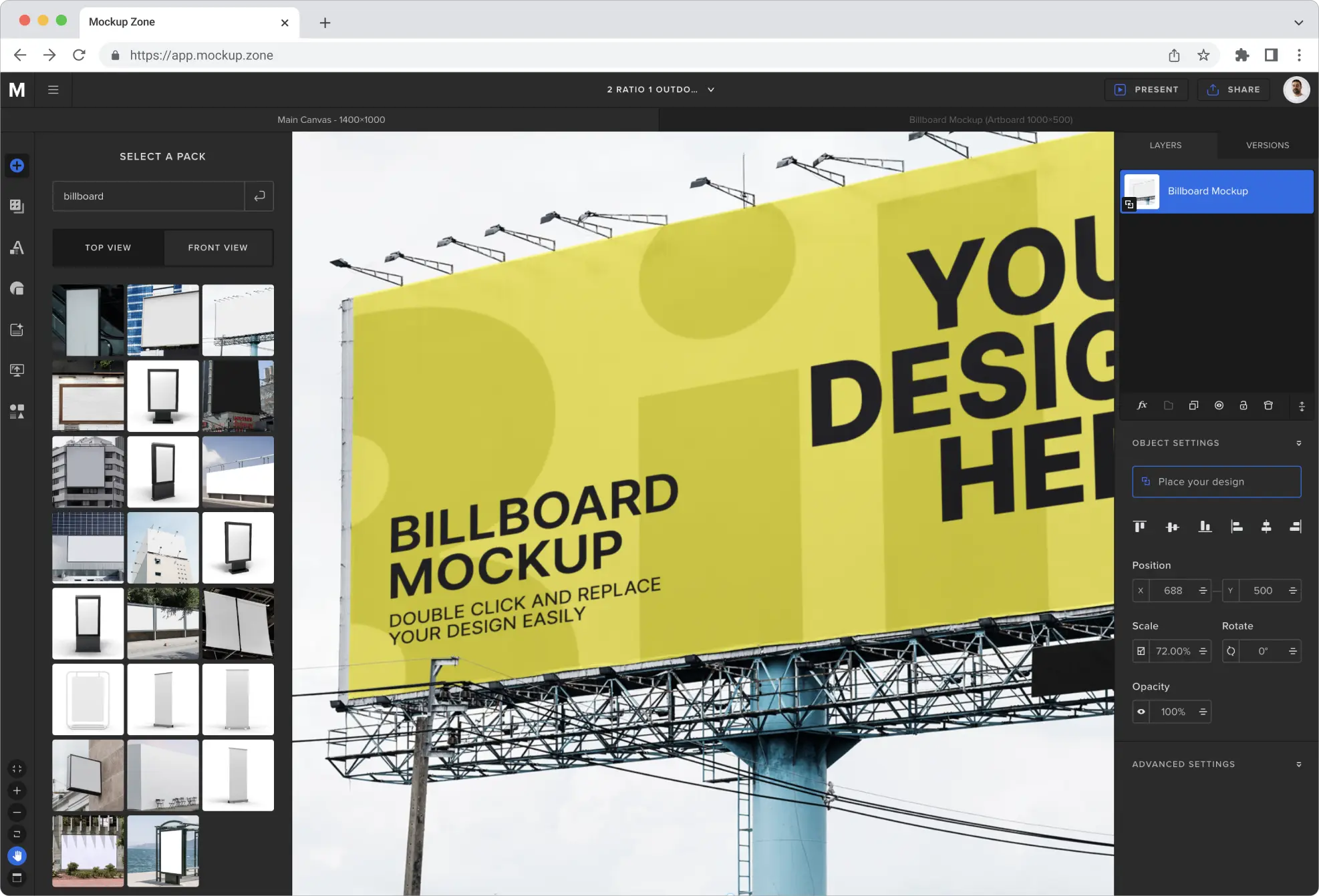 Free Online Billboard Mockup Templates And Items — Mockup Zone